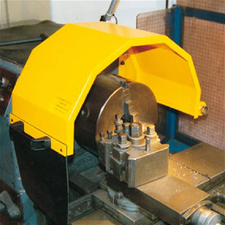 Protecteur pour tours métal A3 Ø600mm larg 240mm avec microrupt.-Lire la description