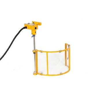 Protecteur de perceuse radiale avec microrupt. (350xh240mm Polyc. 2m)-Lire la description