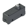 Microrupteur à petit poussoir 1NO+1NF rupt. brusque, bornes à souder
