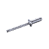 Blindniete STANDARD A2/A2 - Flachkopf - 4,8x8 mm - 500 Stück Blindniete STANDARD A2/A2 - Flachkopf - 4,8x8 mm - 500 Stück