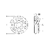 Ecrou a sertir Acier Zn M4 -1 10/10 D5.4