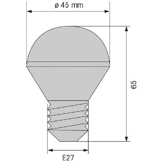 Ampoule DEL 24VAC/DC VERT (E27)-Lire la description