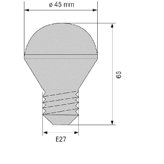 Ampoule DEL 24VAC/DC ROUGE 56 cd (E27)-Lire la description