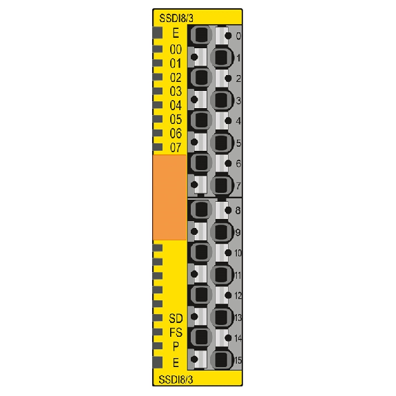 Module de séc. entrées TOR: 8 (monocanal), 4 (2 canaux), 24VDC Module de séc. entrées TOR: 8 (monocanal), 4 (2 canaux), 24VDC-Lire la description