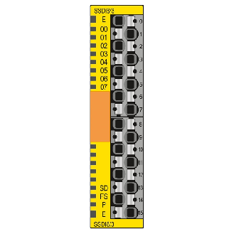 Module de sécurité pour entrées numériques 24VDC-Lire la description