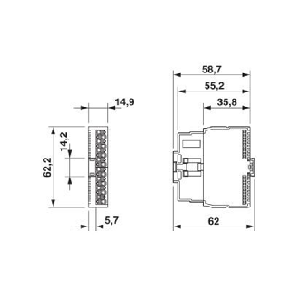 Module de sortie numérique 16 canaux 24VDC-Lire la description
