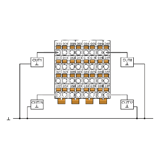 Module 16 sorties TOR, 24 V DC, 500 mA, Axioline F-Lire la description