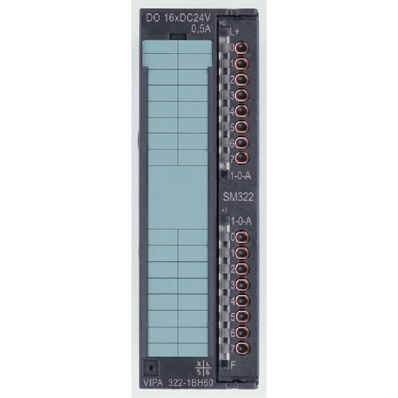 Module 16 sorties TOR, 24Vdc, 0,5A 16 int. (automatique, manuel 0/1)-Lire la description