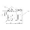 Suppport pour détecteurs Ø12mm et M12, Ø22x34mm, Laiton nickelé