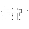 Suppport pour détecteurs Ø18 mm et M18, Ø 30 x 58 mm, Laiton