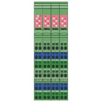 Module 16 sorties TOR 24Vdc 500mA, IP20, Inline-Lire la description