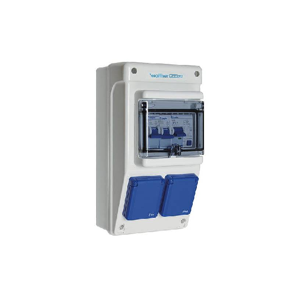 Coffret 659 en PC-ABS, vide avec volet 4,5M-Lire la description