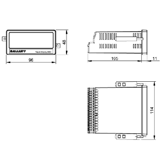 Module d'affichage interface P, 2x Relais-Lire la description