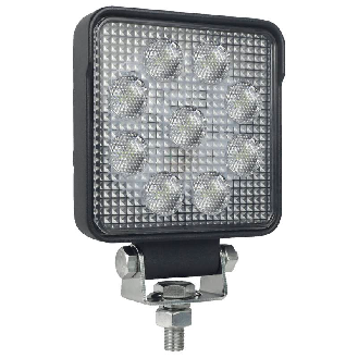 LED WORK LAMP 15W 9LED V10/30DC BK-Lire la description