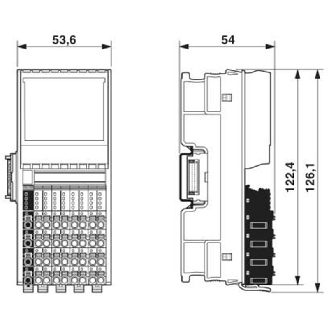 Module 32 entrées TOR, 24VDC, IP20, Axioline F-Lire la description
