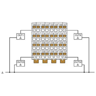 Module 32 sorties TOR, 24VDC, 500 mA, IP20, Axioline F-Lire la description