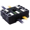 Module AS-i, IP67, Actif, 4 entrées 200mA / 4 sorties 0,5A, - 8xM8