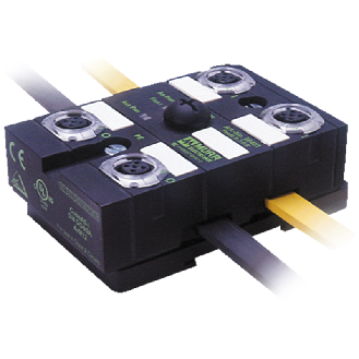 Module AS-i, IP67, Actif, 4 entrées 1,6A / 4 sorties 2A, 3xM4 ou 2xM5-Lire la description