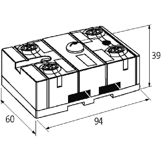 Module AS-i, IP67, Actif, 4 entrées 1,6A / 4 sorties 2A, 3xM4 ou 2xM5-Lire la description