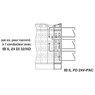 Module borne d'alimentation 24Vcc US pour Modules 32 I/O-Lire la description