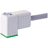 MSUD Forme C 8mm; Câble F&B PVC-JZ 3x0,75 Gris 5m