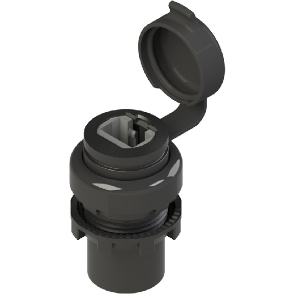 Prise RJ45 Fem/RJ45 Fem, noir-Lire la description