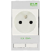 Module simple MSDD Prise France UTE (FR) 250VAC 10-16A