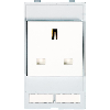 Module simple MSDD Prise UK (BS) protection contre les contacts