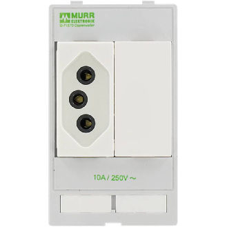 Module simple MSDD Prise de courant Brésil 250VAC/10A-Lire la description