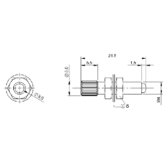Lentille supplémentaire avec optique droite pour fibre BFO-Lire la description