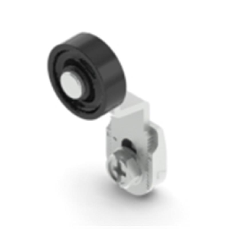 Levier rotatif en métal profilé réglable à galet Ø20mm-Lire la description