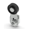 Levier rotatif en métal droit réglable à galet Ø18mm