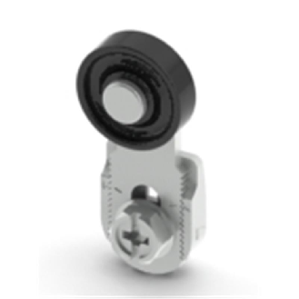 Levier rotatif en métal droit réglable à galet Ø18mm-Lire la description