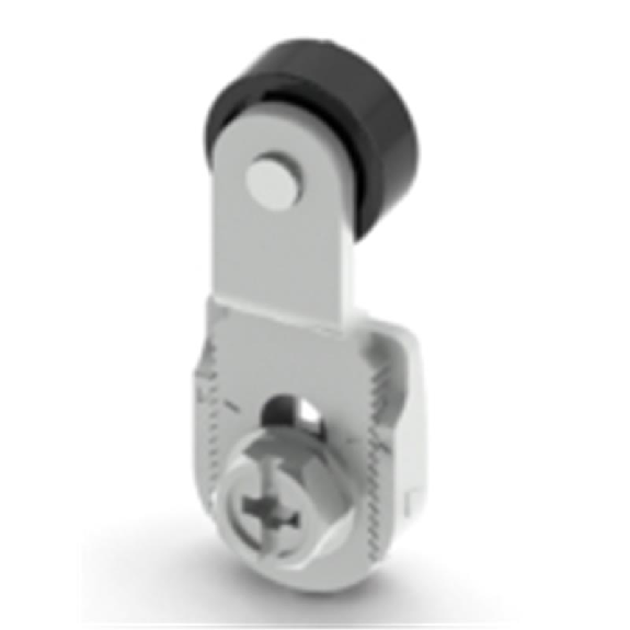 Levier rotatif en métal profilé réglable à galet Ø14mm-Leggi tutto