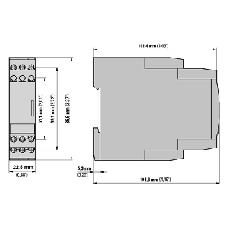 Relais de contrôle d'abs de phases, Multifonct, 160-300VAC, 50/60Hz-Lire la description