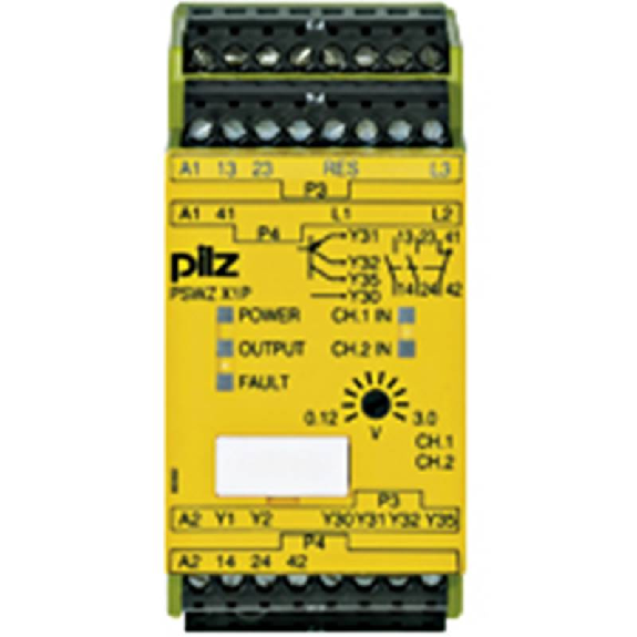 Relais de contrôle d'arrêt de rotation 2n/o 1n/c 2so 24-240VAC/DC Relais de contrôle d'arrêt de rotation 2n/o 1n/c 2so 24-240VAC/DC-Lire la description