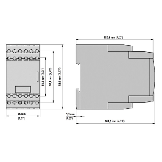 Relais de contrôle d'abs de phases, Multifonct, 450-720VAC, 50/60 Hz-Lire la description