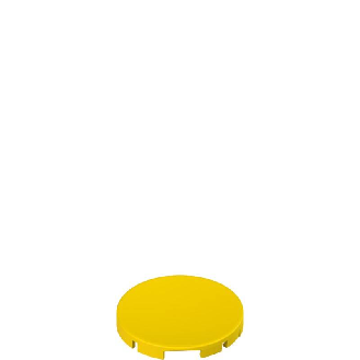 Verrine pour bp affleurant, couleur jaune, sans marquage-Lire la description
