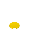 Verrine pour bp affleurant, couleur jaune, sans marquage