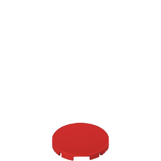 Verrine pour bp affleurant, couleur rouge, sans marquage-Lire la description