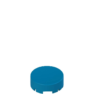 Lentille pour Bp Lumineux dépassant, bleue, sans marquage-Lire la description