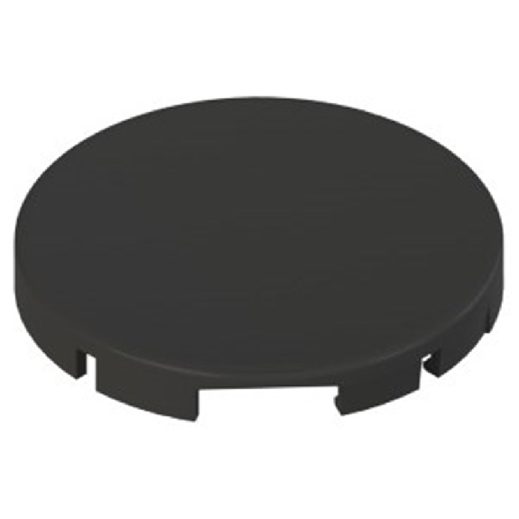 Lentille pour Bp affleurant, couleur noire, av marquage-Lire la description