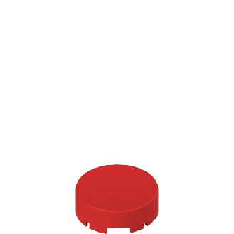 Lentille pour Bp Lumineux dépassant, rouge, sans marquage-Lire la description