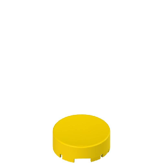 Lentille pour Bp Lumineux dépassant, jaune, sans marquage-Lire la description
