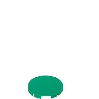 Verrine pour bp affleurant, couleur verte, sans marquage-Lire la description