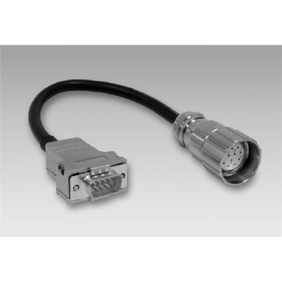 M23 12P/SUBD9; Câble 1m pour connect. adapt USB ou Pocket-Lire la description
