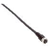 M08A Fem Droit 4p; Câble PUR 4x0,25 Noir 2m