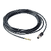 M12A Mâle Droit 8p; Câble Noir 5m