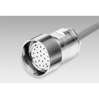 M27 Fem Droit 21p; Câble PVC 21x0.14 Gris 10m-Lire la description