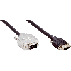 Micro D-Sub Mâle Droit 15p/D-Sub-HD Mâle Droit 15p; Câble Blindé 2m